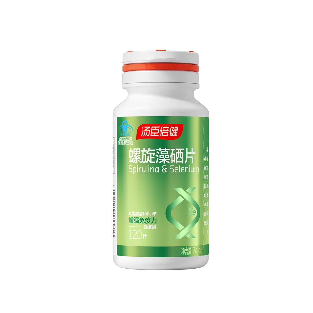 汤臣倍健®螺旋藻硒片（120片）18岁以上女性,18岁以上男性,中老年人,螺旋藻,增强免疫力