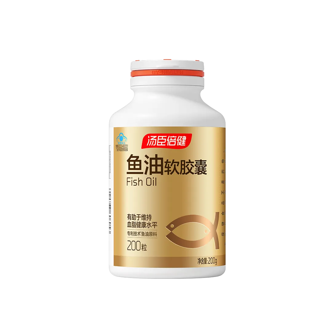 汤臣倍健®鱼油软胶囊（200粒）18岁以上女性,18岁以上男性,中老年人,鱼油,辅助降血脂