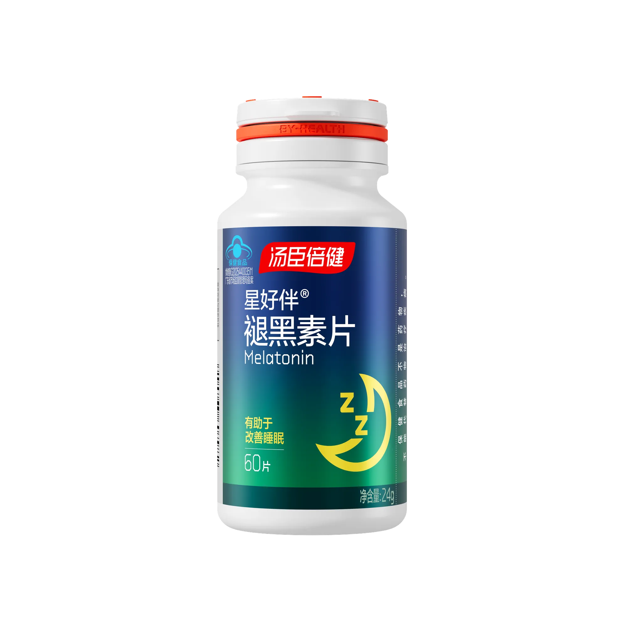 汤臣倍健星好伴®褪黑素片60片18岁以上女性,18岁以上男性,中老年人,褪黑素,改善睡眠